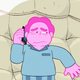 Steven’s Gem powers manifesting as a response to stress.